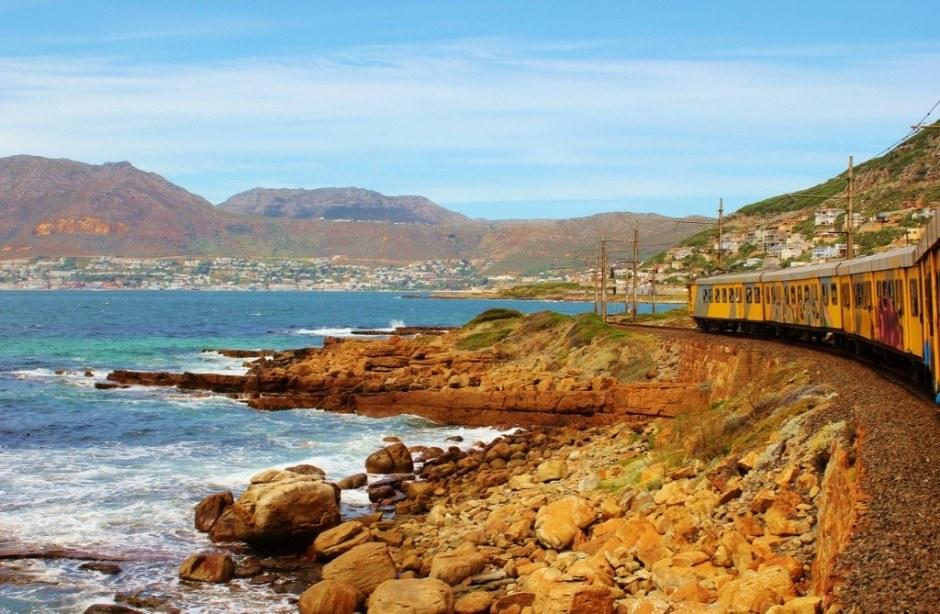 The train from Cape Town to Simon's Town along the coast only cost $2.25 round trip, helping us to stay on budget after 9 months of travel