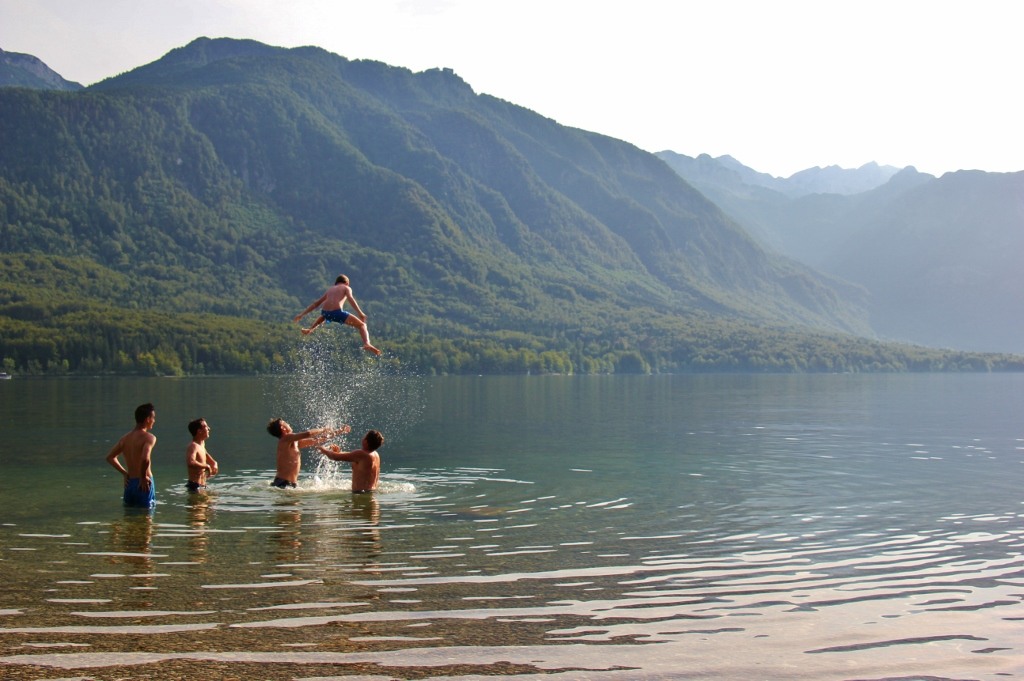 Kids Swimming In A Lake swimming lake bohinj, slovenia - jetsetting fools Kids Swimming In A Lake swimming lake bohinj, slovenia - jetsetting fools