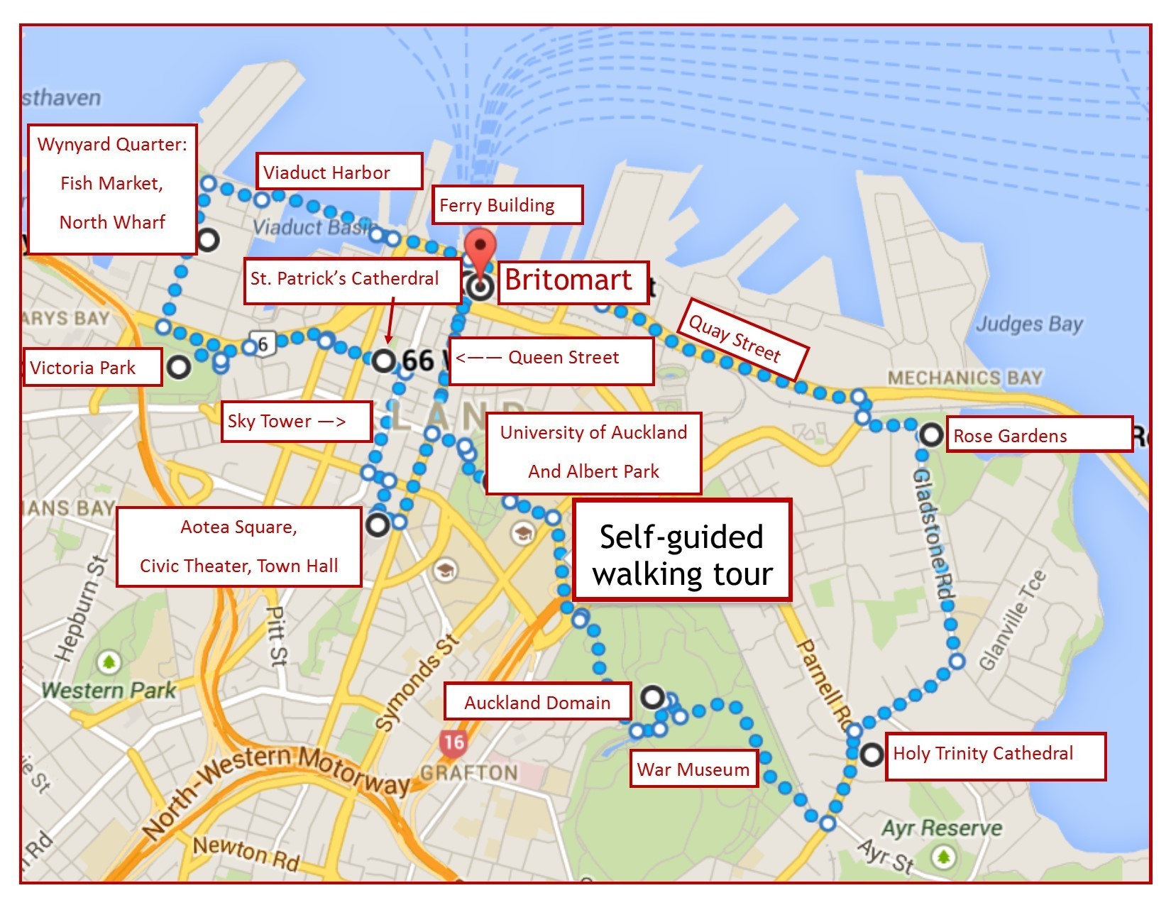 Map Of Walking Tour 