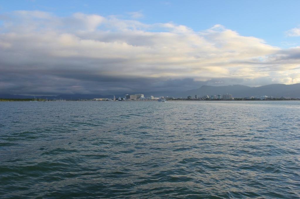 After a fun-filled day of snorkeling on the Great Barrier Reef, we headed back to Cairns