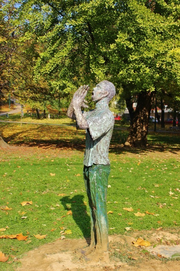 20 years after the Siege of Sarajevo: A memorial stands in Sarajevo to honor the vicitms of the genocide that occurred in the Bosnian town of Srebrenica