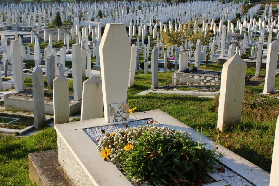 20 years after the Siege of Sarajevo graveyards cover the hillsides