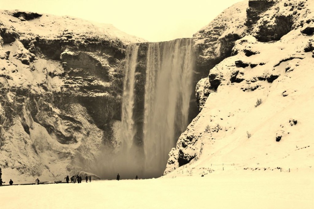 Iceland in Wintertime Skogafoss JetSettingFools