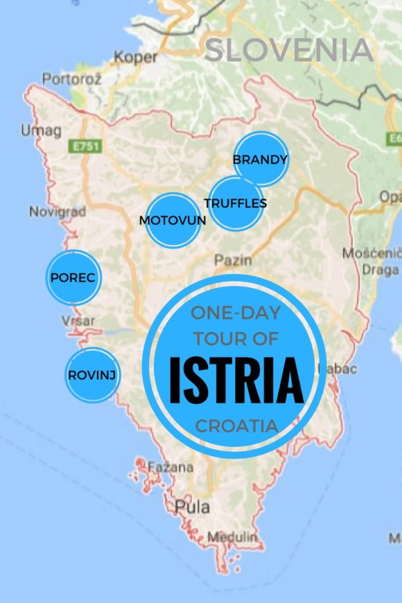 Istria Croatia Map Of One Day Tour 580x870 
