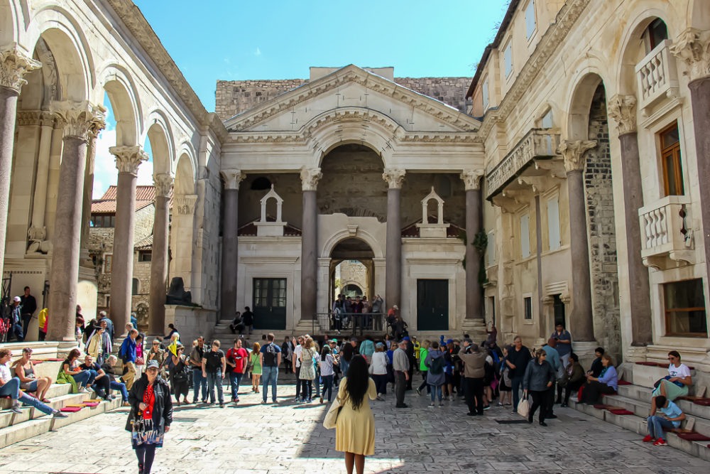 Exploring Diocletian's Palace in Split, Croatia