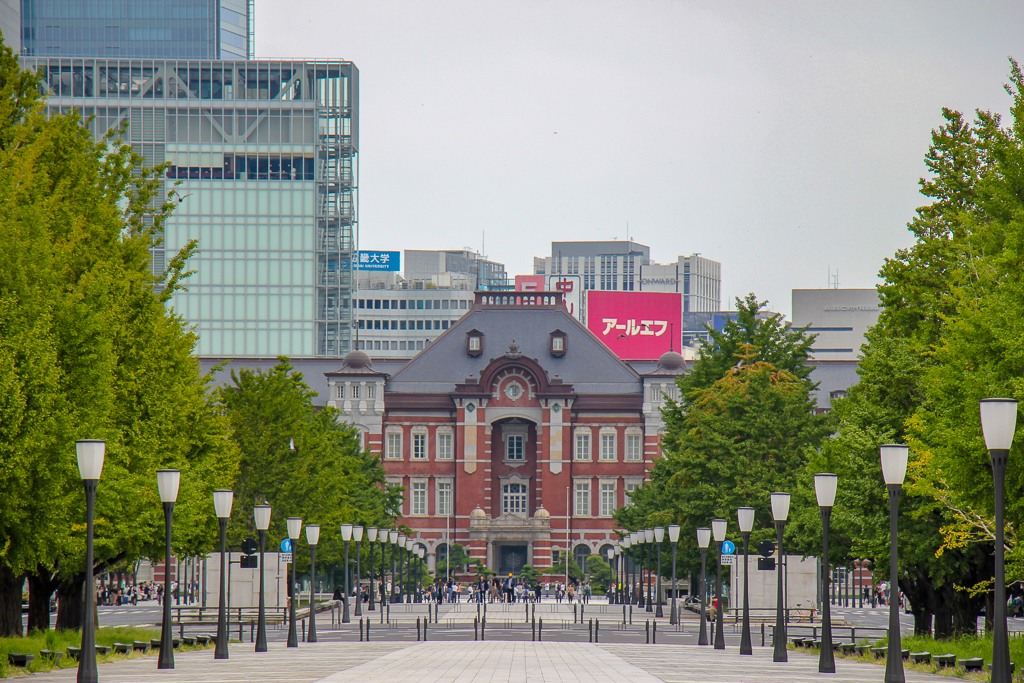 Historic Tokyo Station in Tokyo, Japan