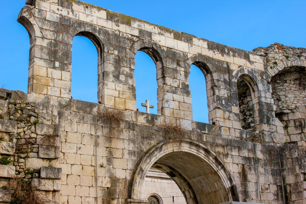 Exploring Diocletian's Palace in Split, Croatia