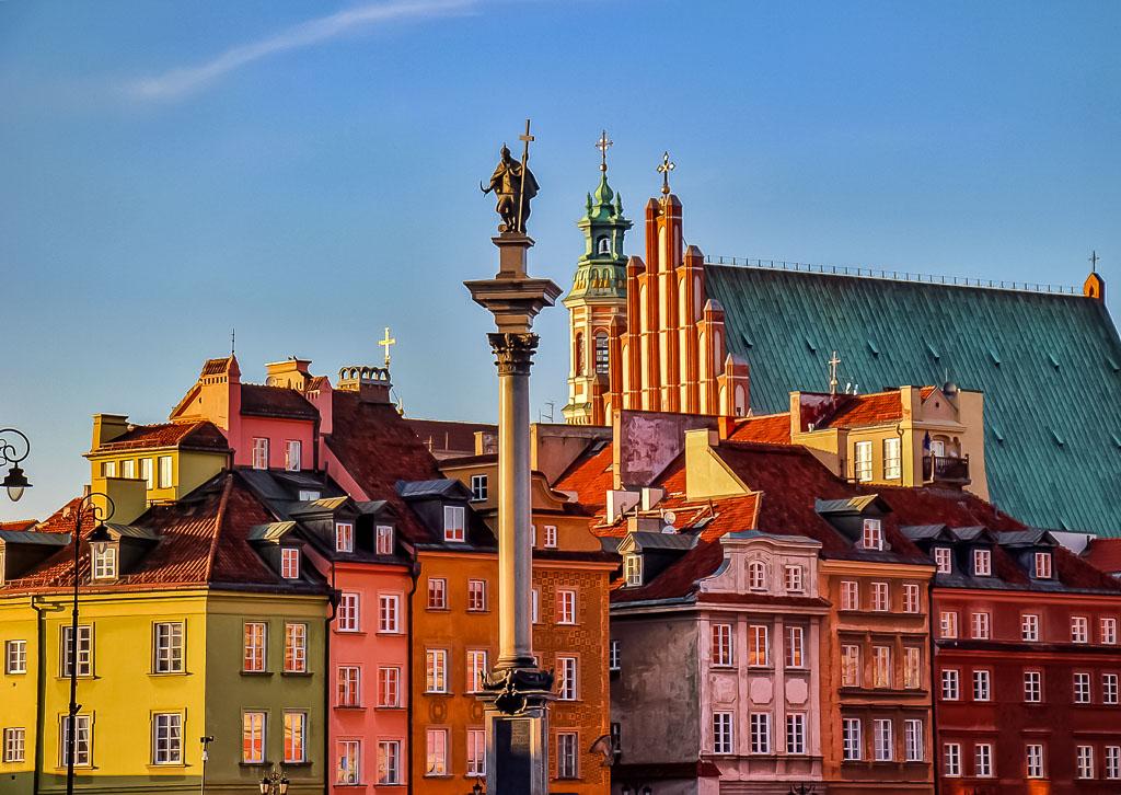 Warsaw Old Town Buildings, Poland