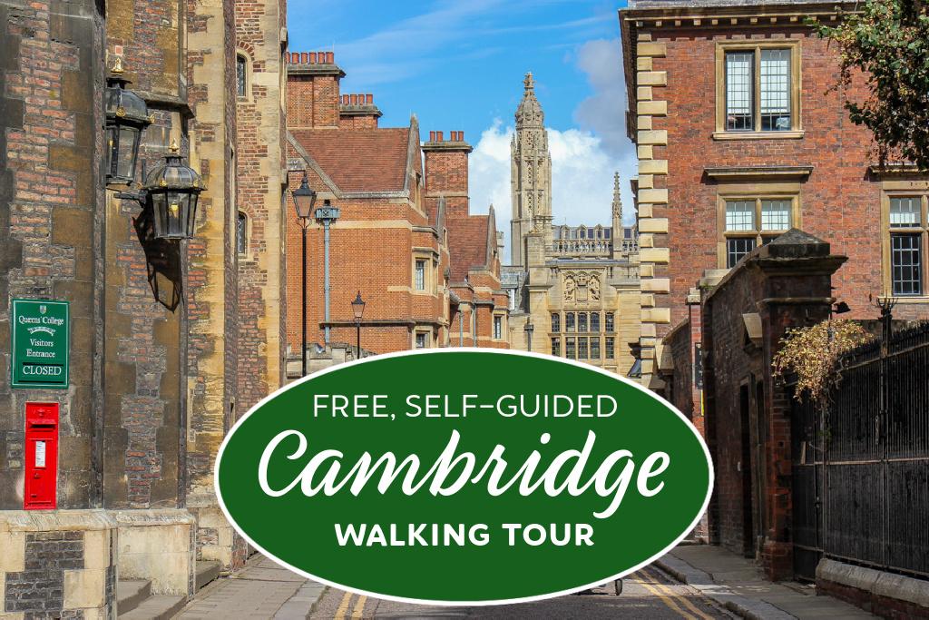 Free Self Guided Cambridge Walking Tour by JetSettingFools.com